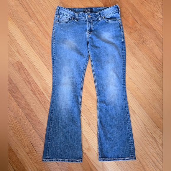 Silver Bootcut Jeans size 33 - Picture 1 of 9